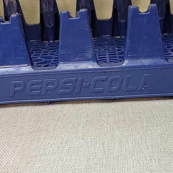 Pepsi-Cola 24 20 oz Bottle Crates Blue Plastic Soda Pop 18.5X12" - Picture 2 of 9